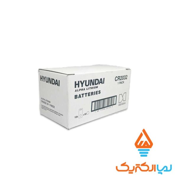باتری سکه ای 2032 آلفا لیتیوم HYUNDAI - Image 2