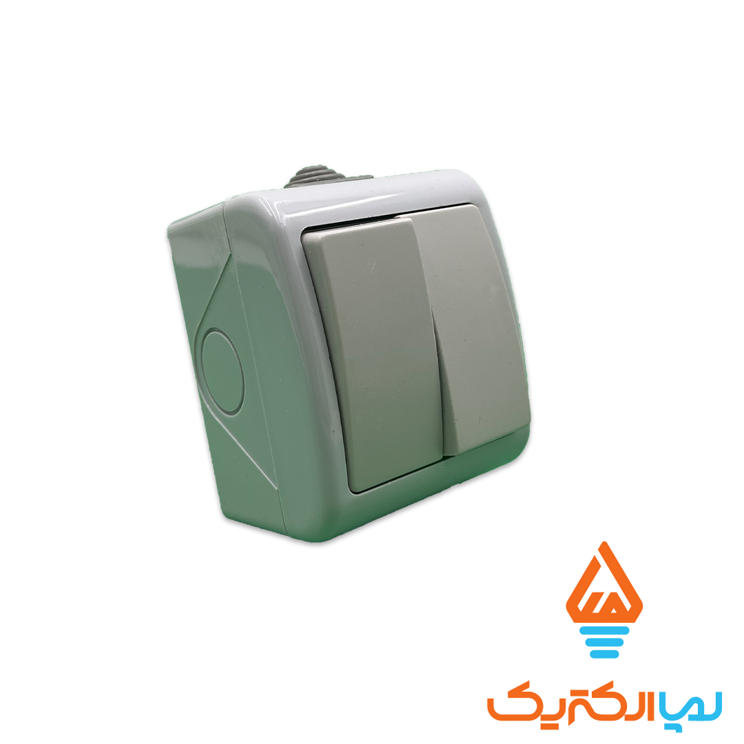 دوپل بارانی آفر 4 کلید روکار دو پل بارانی آفر الکترونیک - Image 2