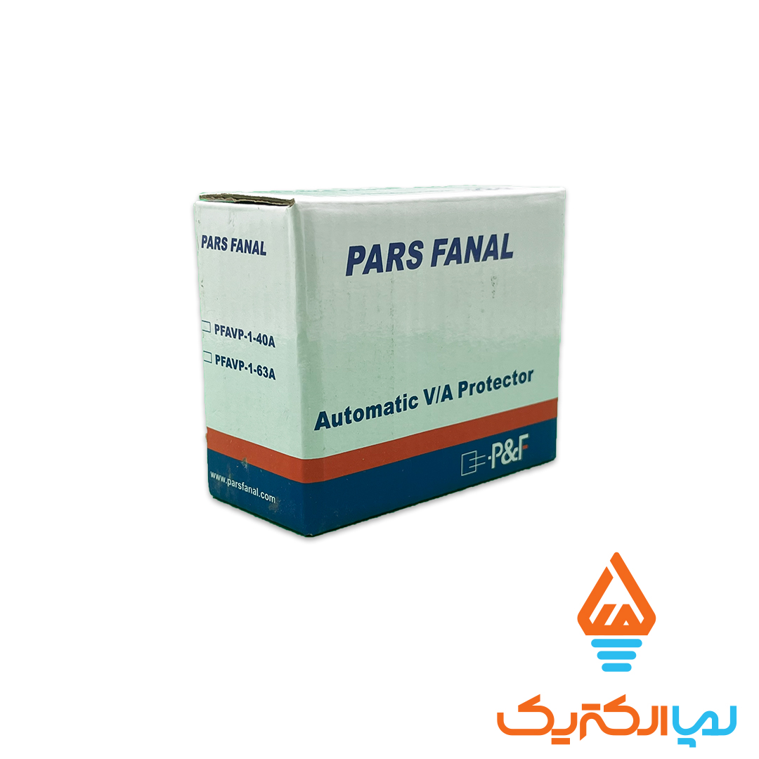 محافظ ریلی 40 آمپر پارس فانال 1 محافظ ولتاژ جریان تکفاز 40 آمپر پارس فانال - Image 4