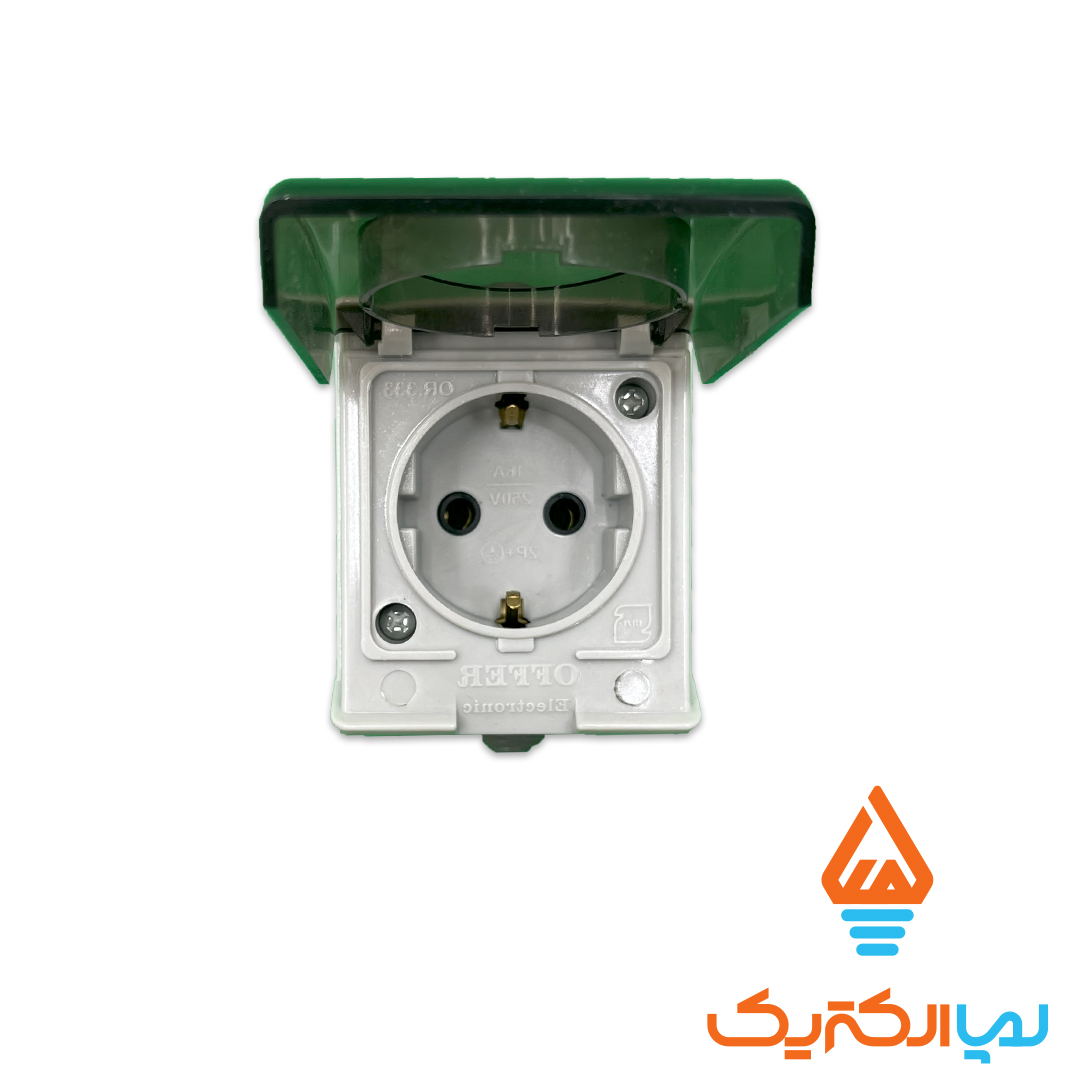 پریز بارانی افر 1 پریز ارت روکار بارانی آفر الکترونیک - Image 5