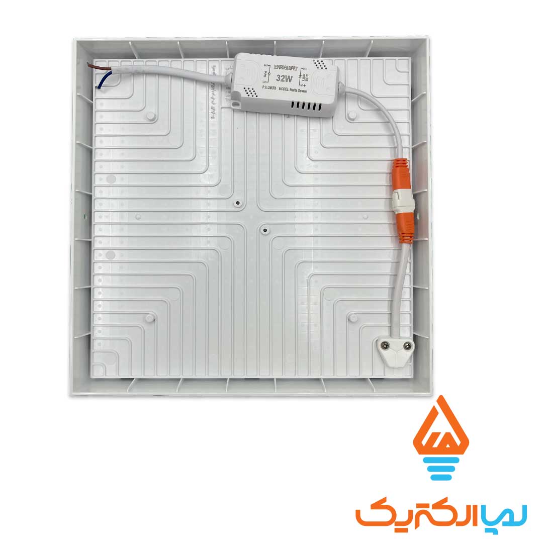 پنل مربع روکار 32 وات نمانور 1 پنل روکار مربع 32 وات صدفی مهتا نمانور - Image 2