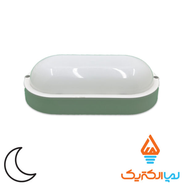 پنل ضدآب بیضی 20 وات مهتابی مانی نور - Image 2