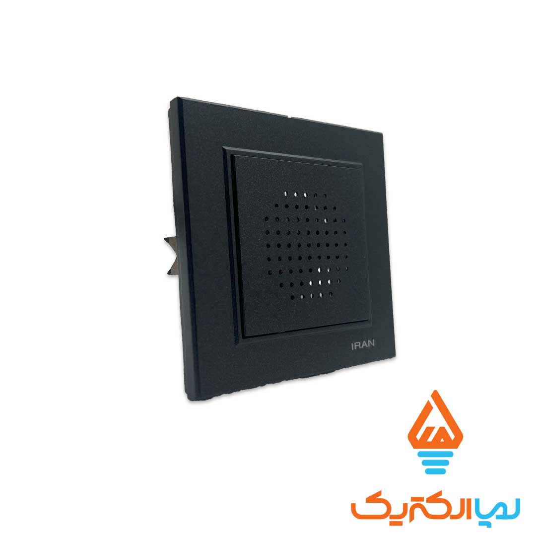 بیزر برلیان مشکی مات ایران 2 کلید و پریز برلیان ایران الکتریک - بیزر - Image 3