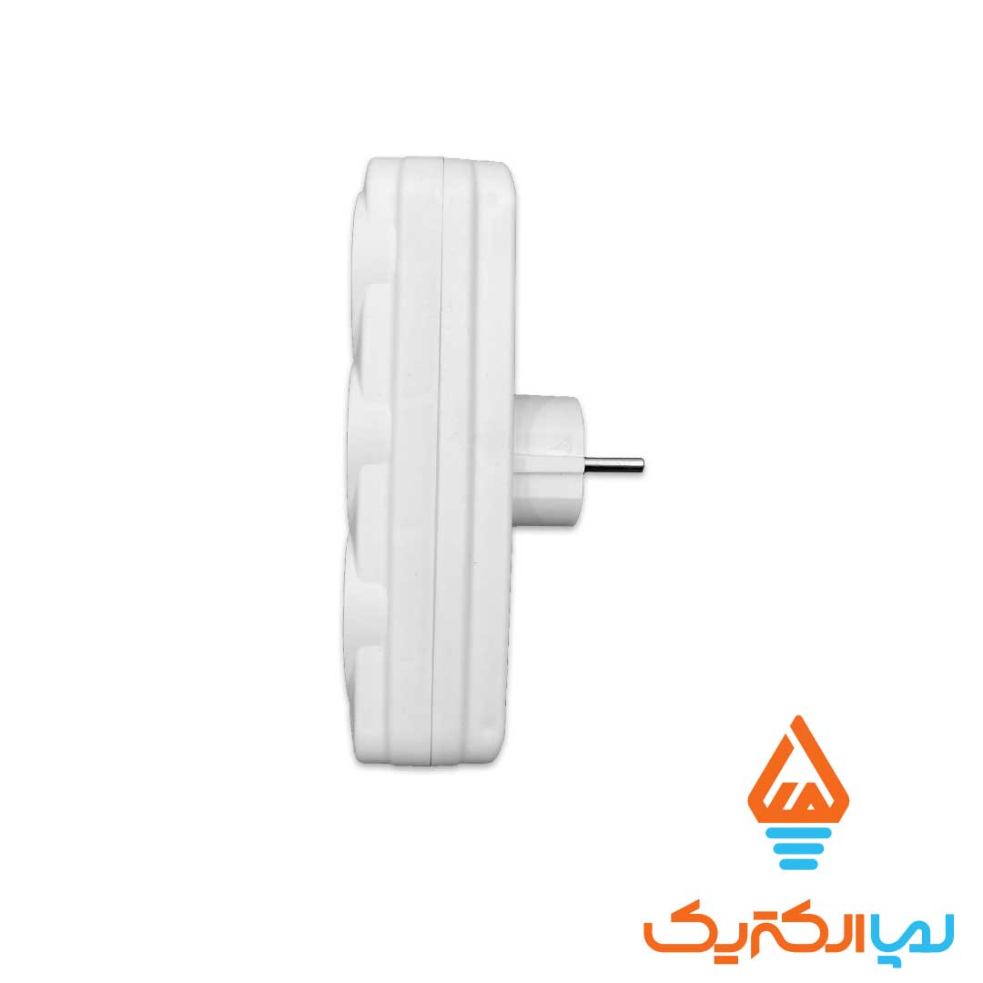 سه خانه دیواری آفرالکترونیک 1 سه خانه دوشاخه دار دیواری آفر الکترونیک - Image 2