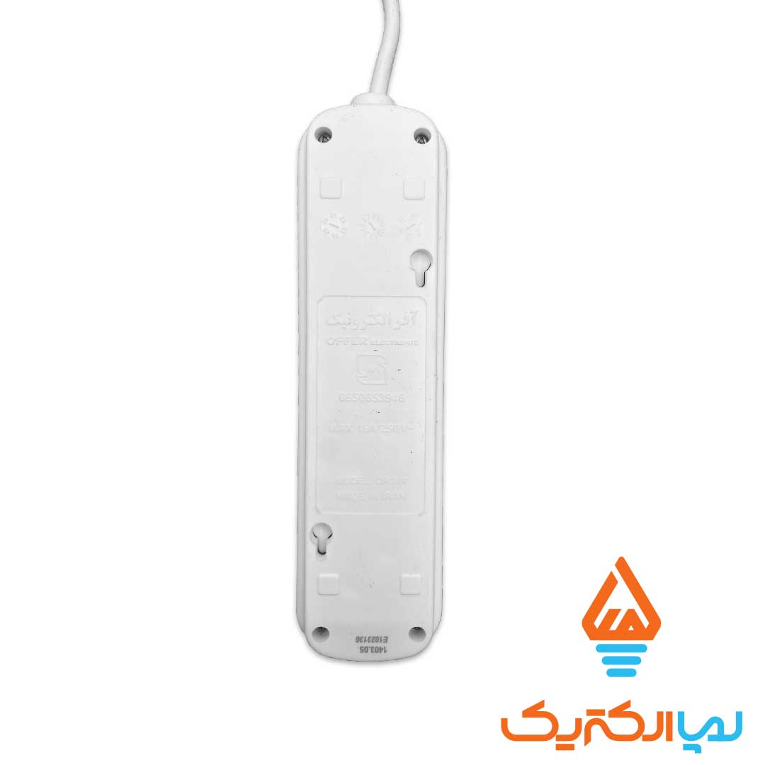 سه خانه متری آفرالکترونیک 3 سه خانه بدون ارت 1.8 متری آفر الکترونیک - Image 3