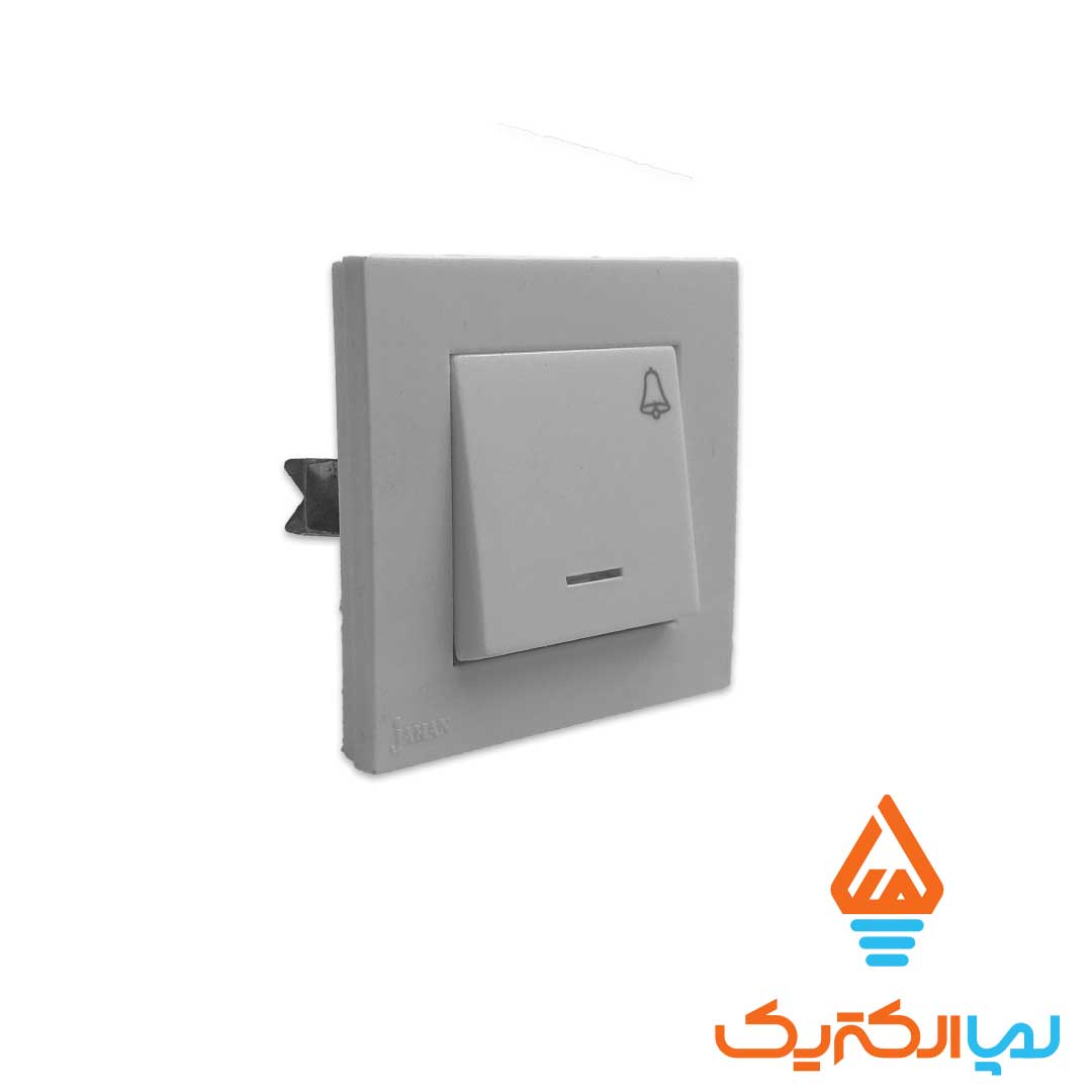 شاسی زنگ کارن سفید جهان الکتریک 2 کلید و پریز کارن سفید جهان الکتریک - شاسی زنگ - Image 2