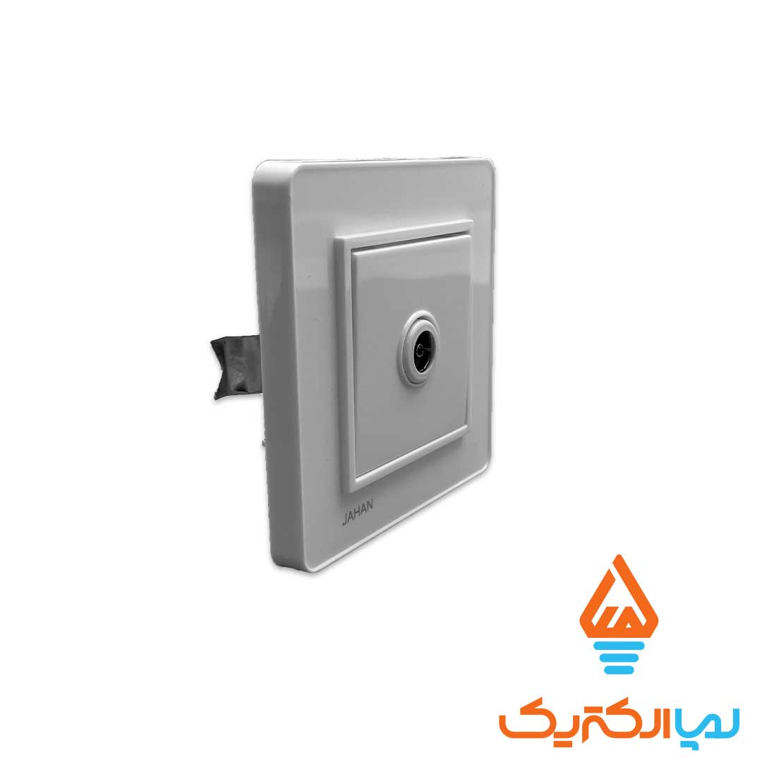 پریز آنتن ویترا سفید جهان 2 پریز آنتن مدل ویترا جهان الکتریک با رنگبندی - Image 3