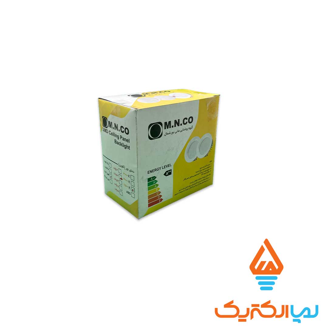 پنل سایزشو 10 وات مانی نور 2 پنل توکار فول لایت سایزشو 10 وات صدفی مانی نور - Image 2