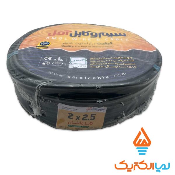 کابل افشان 2 در 2.5 سوکا (سیم و کابل آمل) - Image 2
