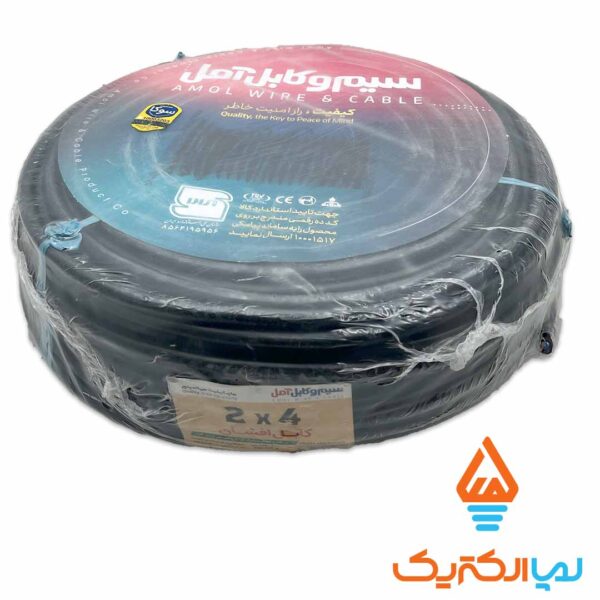 کابل افشان 2 در 4 سوکا (سیم و کابل آمل) - Image 2