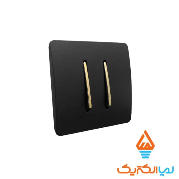 کلید و پریز کریستال آسیا الکتریک - کلید دو پل - Image 3