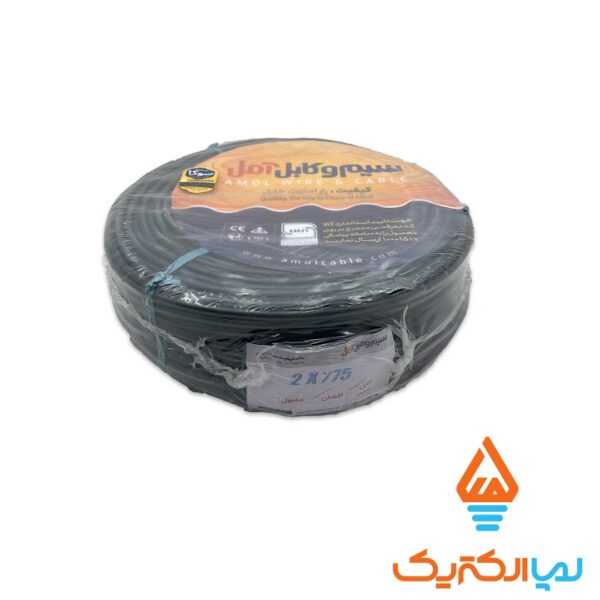 کابل افشان 2 در 0.75 سوکا (سیم و کابل آمل) - Image 2