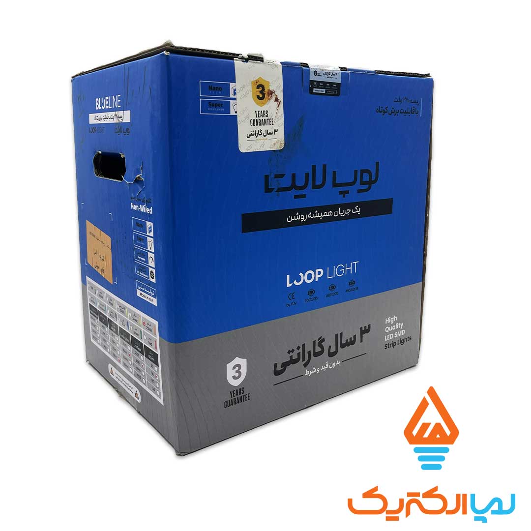 ریسه لوپلایت بلولاین ریسه 220 ولت BlueLine تراکم 120 نچرال لوپ لایت - Image 2