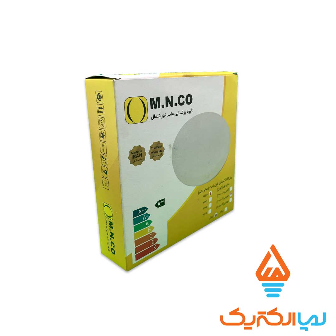 سایزشو 24 وات مانی نور 4 پنل توکار فول لایت سایزشو 24 وات مهتابی مانی نور - Image 4