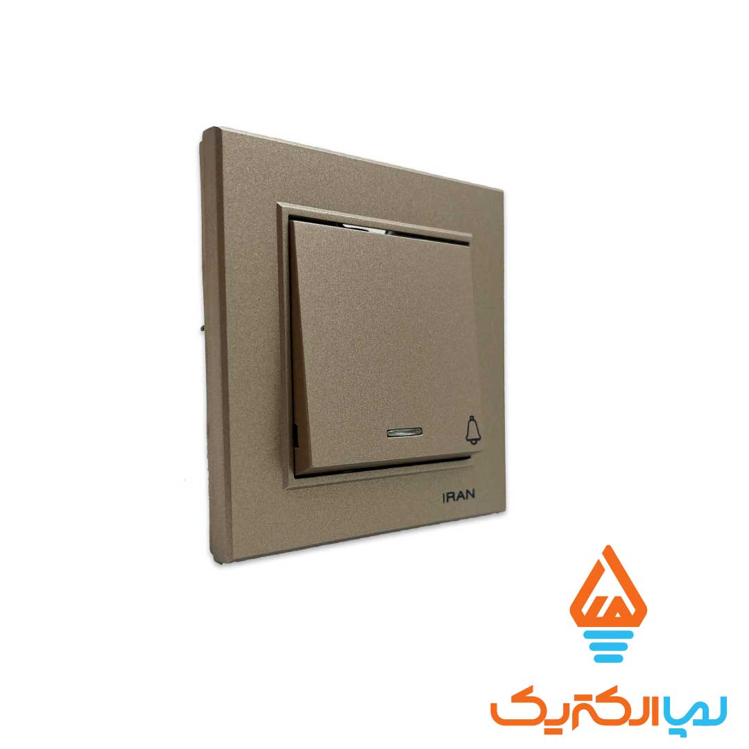 شاسی زنگ برلیان بژ ایران 2 کلید و پریز برلیان ایران الکتریک - شاسی زنگ - Image 4