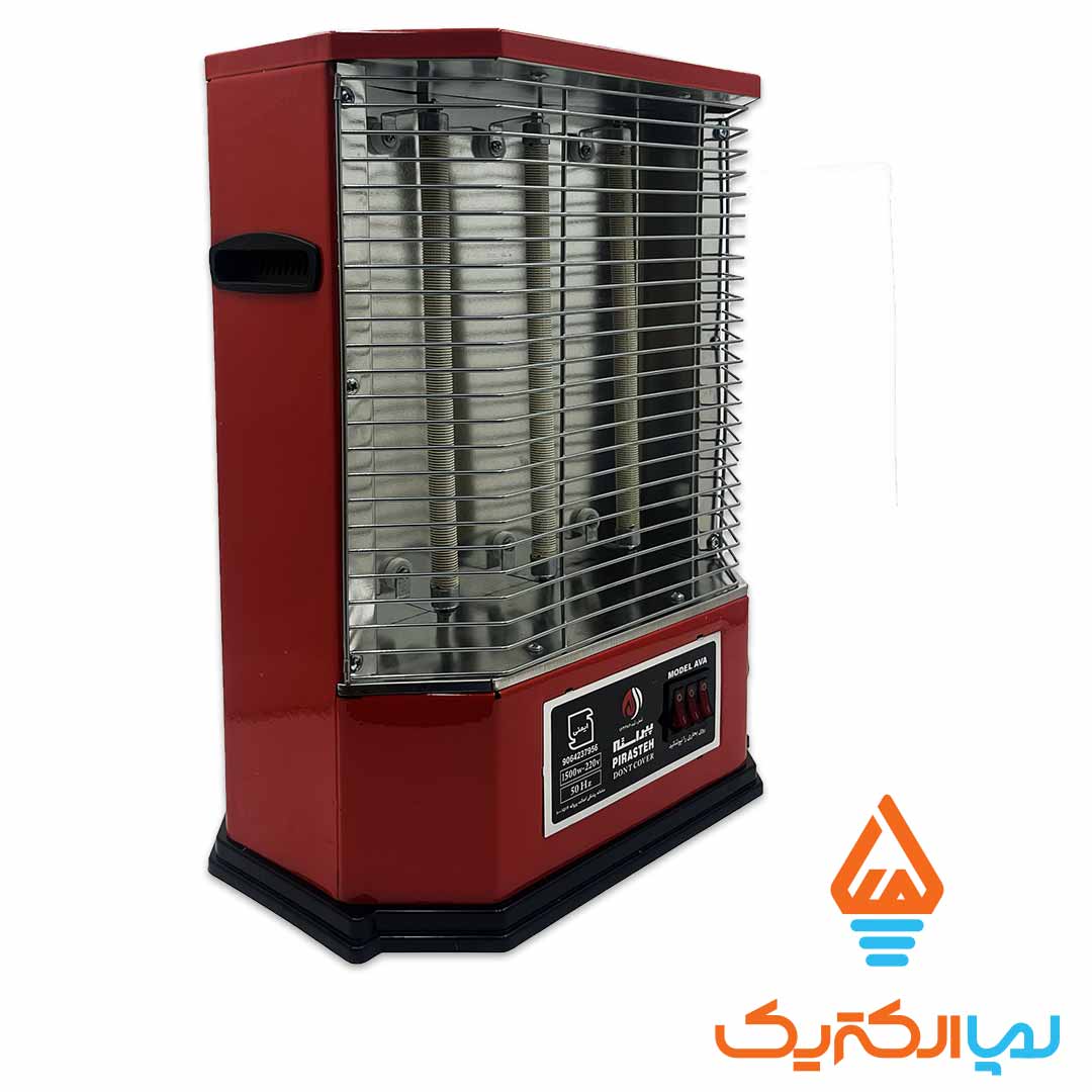 بخاری برقی پیراسته 3 بخاری برقی ایستاده مدل آوا پیراسته - Image 4