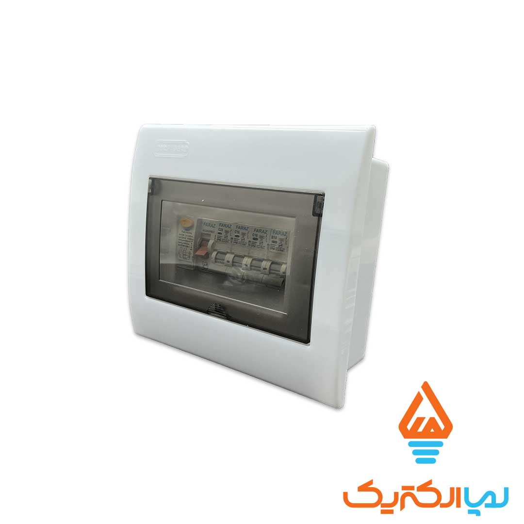 جعبه فیوز 6 تایی توکار سارو 2 جعبه فیوز مینیاتوری 6 تایی مدل ستاره برق سارو - Image 4