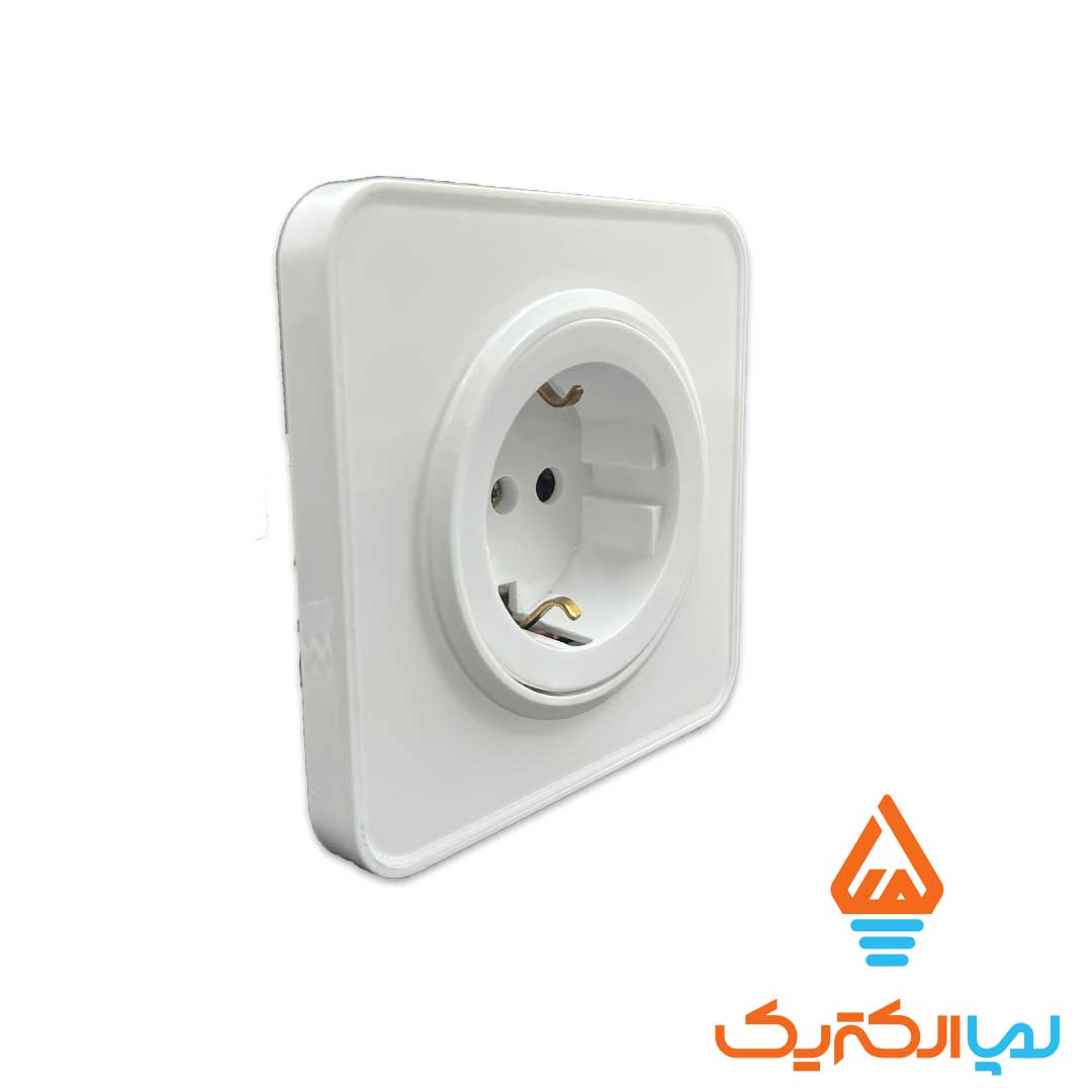 ارت سفید اسپیناس 1 پریز ارت اسپیناس ایران الکتریک - Image 2