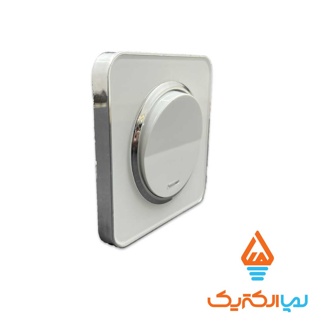 اسپیناس سفید نقره ای ایران الکتریک تک پل 1 کلید تک پل اسپیناس ایران الکتریک - Image 7