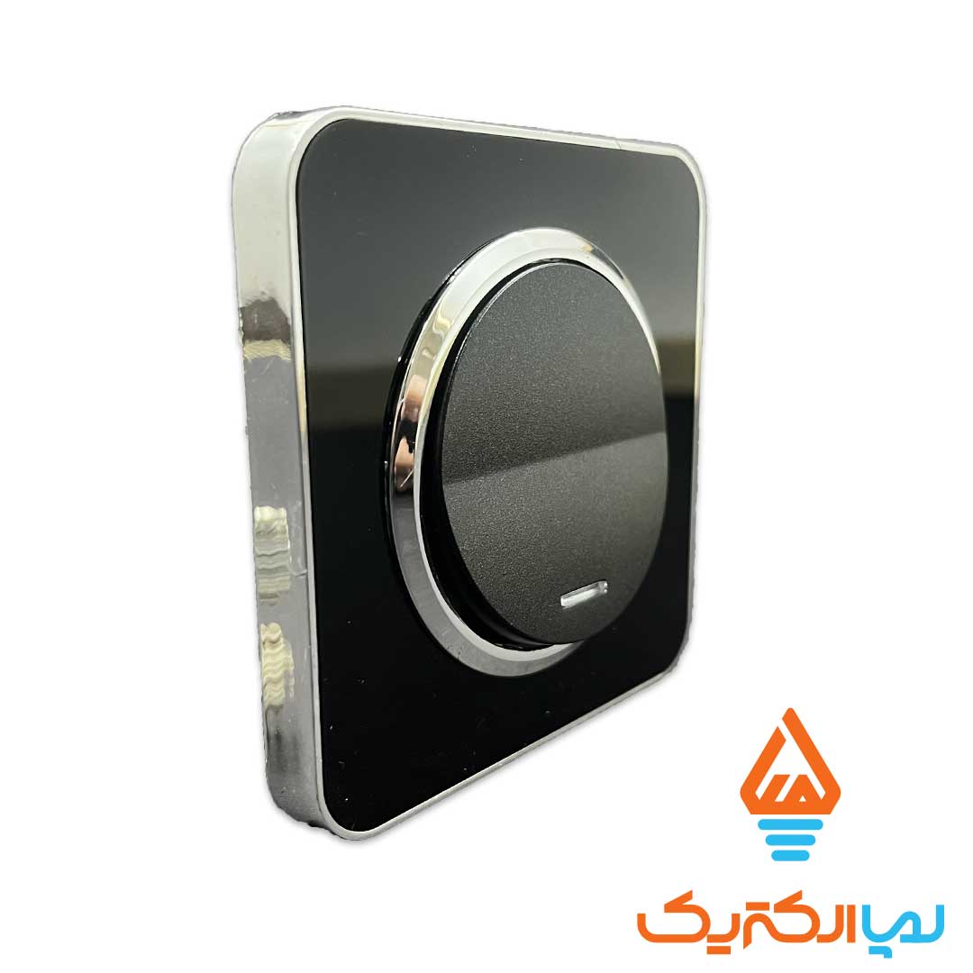اسپیناس مشکی نقره ای ایران الکتریک تک 1 کلید تک پل اسپیناس ایران الکتریک - Image 5