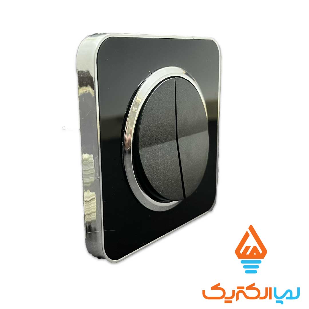اسپیناس مشکی نقره ای ایران الکتریک دوپل 3 کلید دو پل اسپیناس ایران الکتریک - Image 7