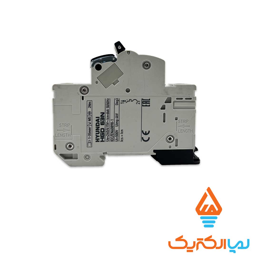 فیوز هیوندای 1 1 فیوز مینیاتوری کلاس C تک پل 20 آمپر هیوندای - Image 2